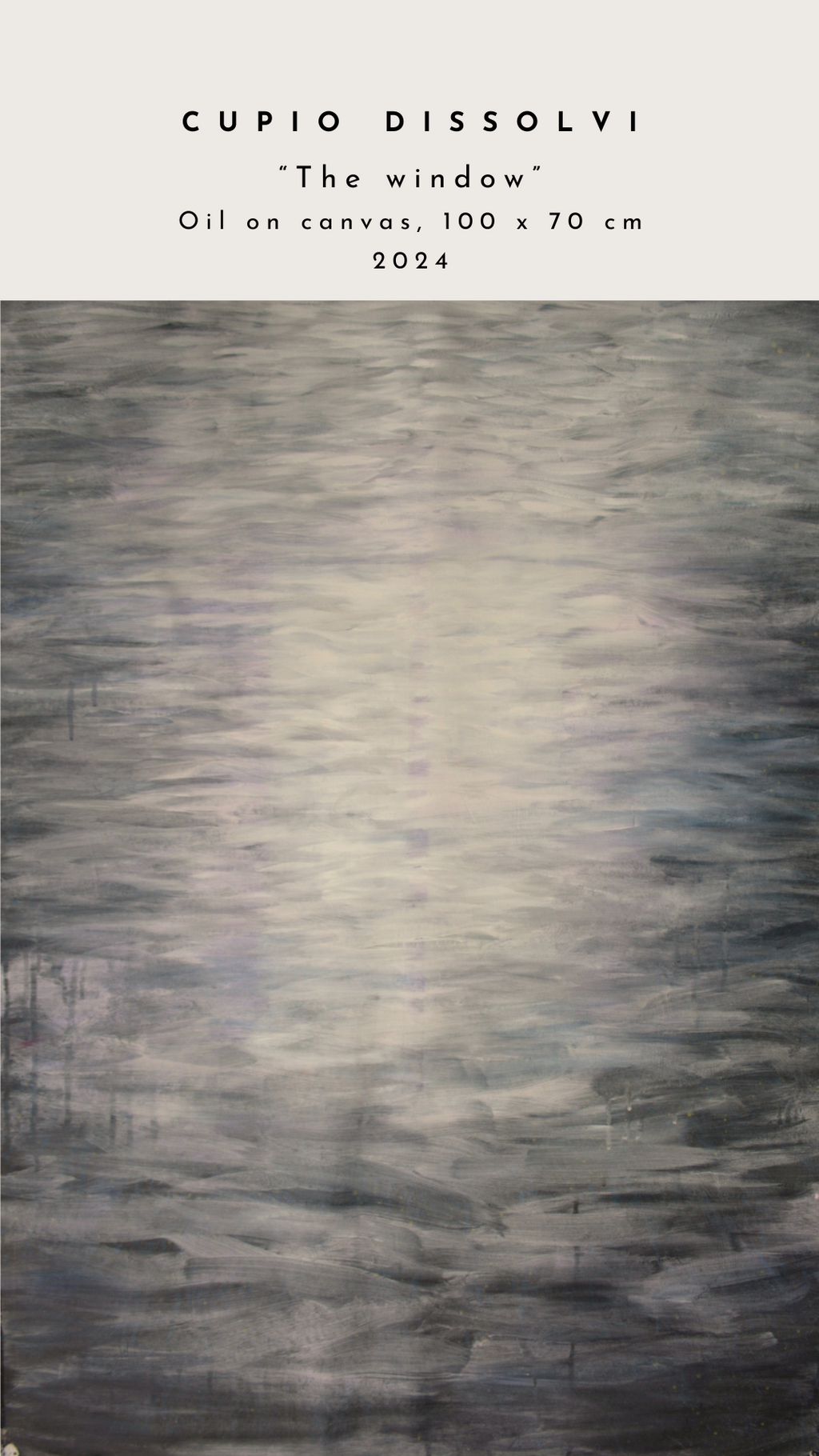 Cupio dissolvi - the window -