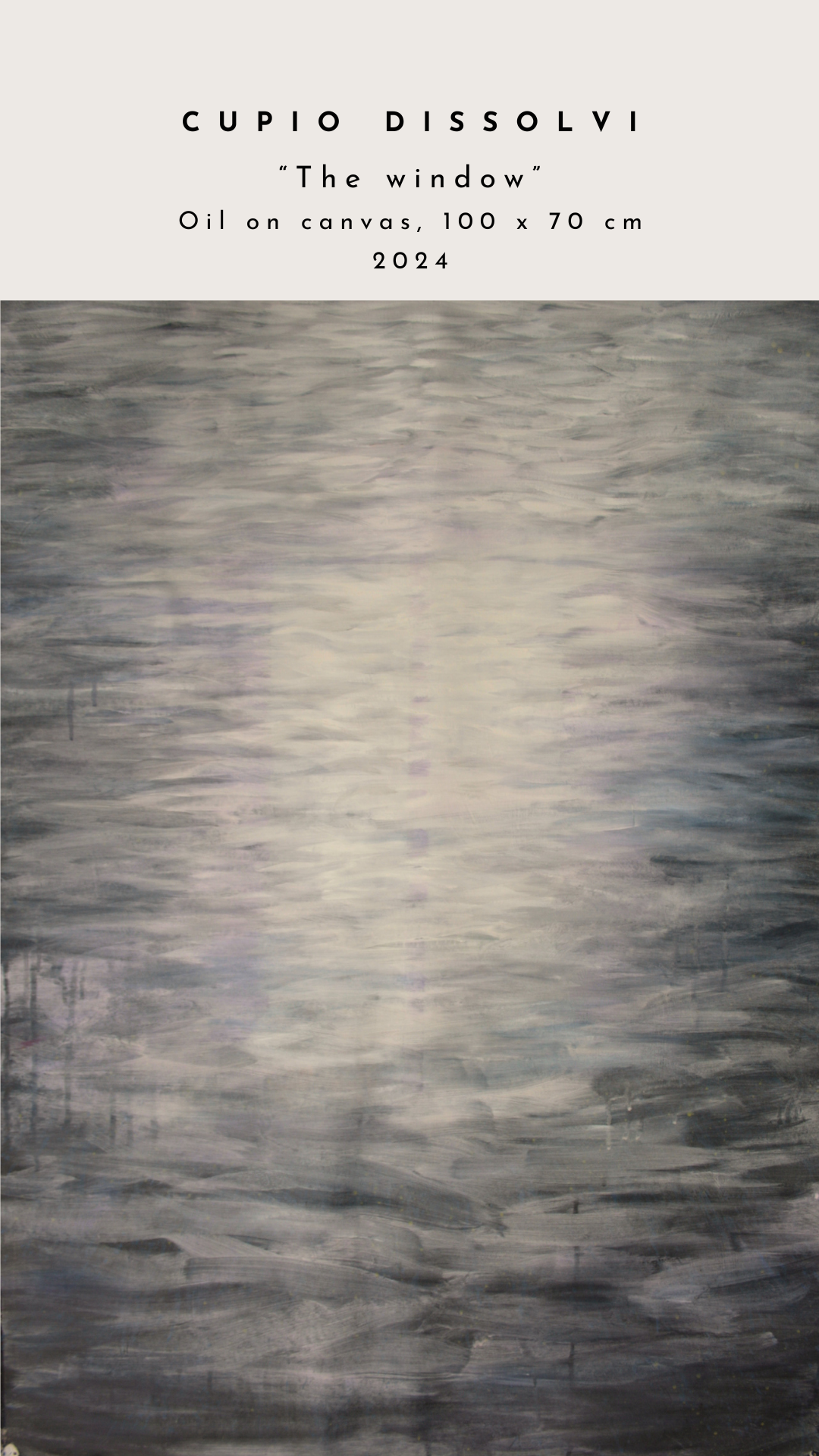 Cupio dissolvi - the window -