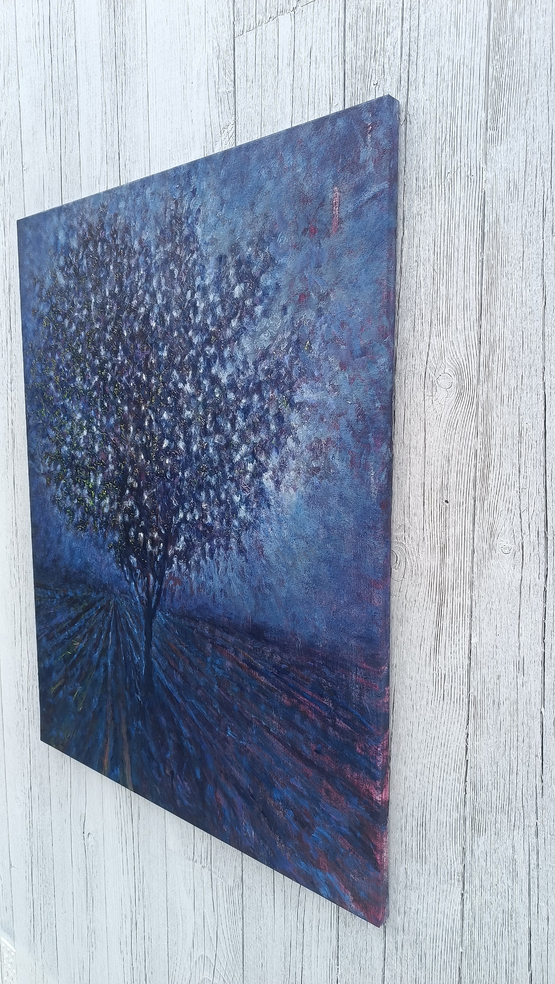 Notturno (luce appesa ai rami)