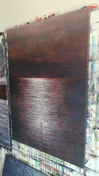 Dipinto Olio Su Tela “Cupio Dissolvi Inside The Sea”