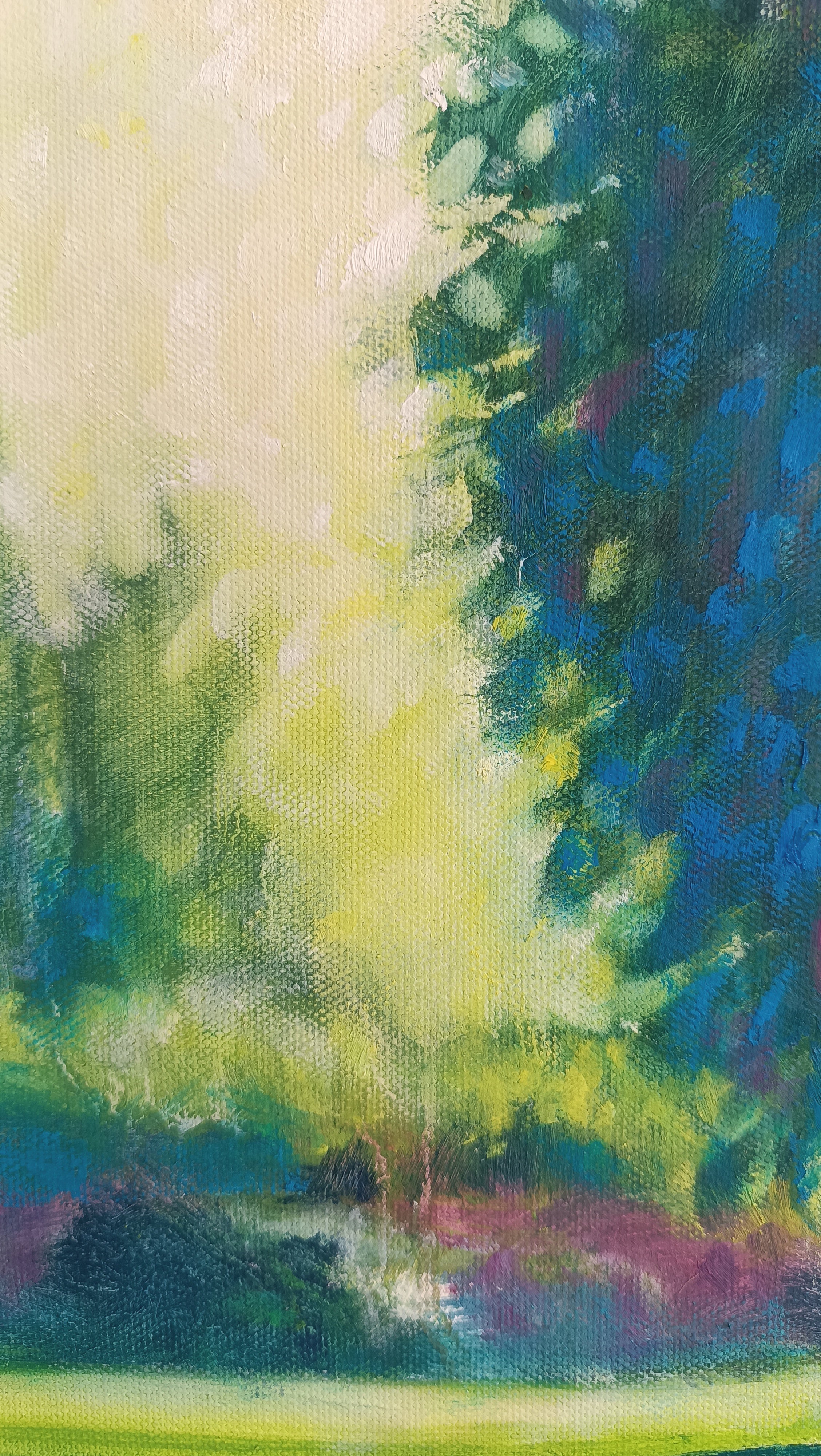 Luce che cammina sul prato II