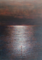 Dipinto Olio Su Tela “Cupio Dissolvi Inside The Sea”