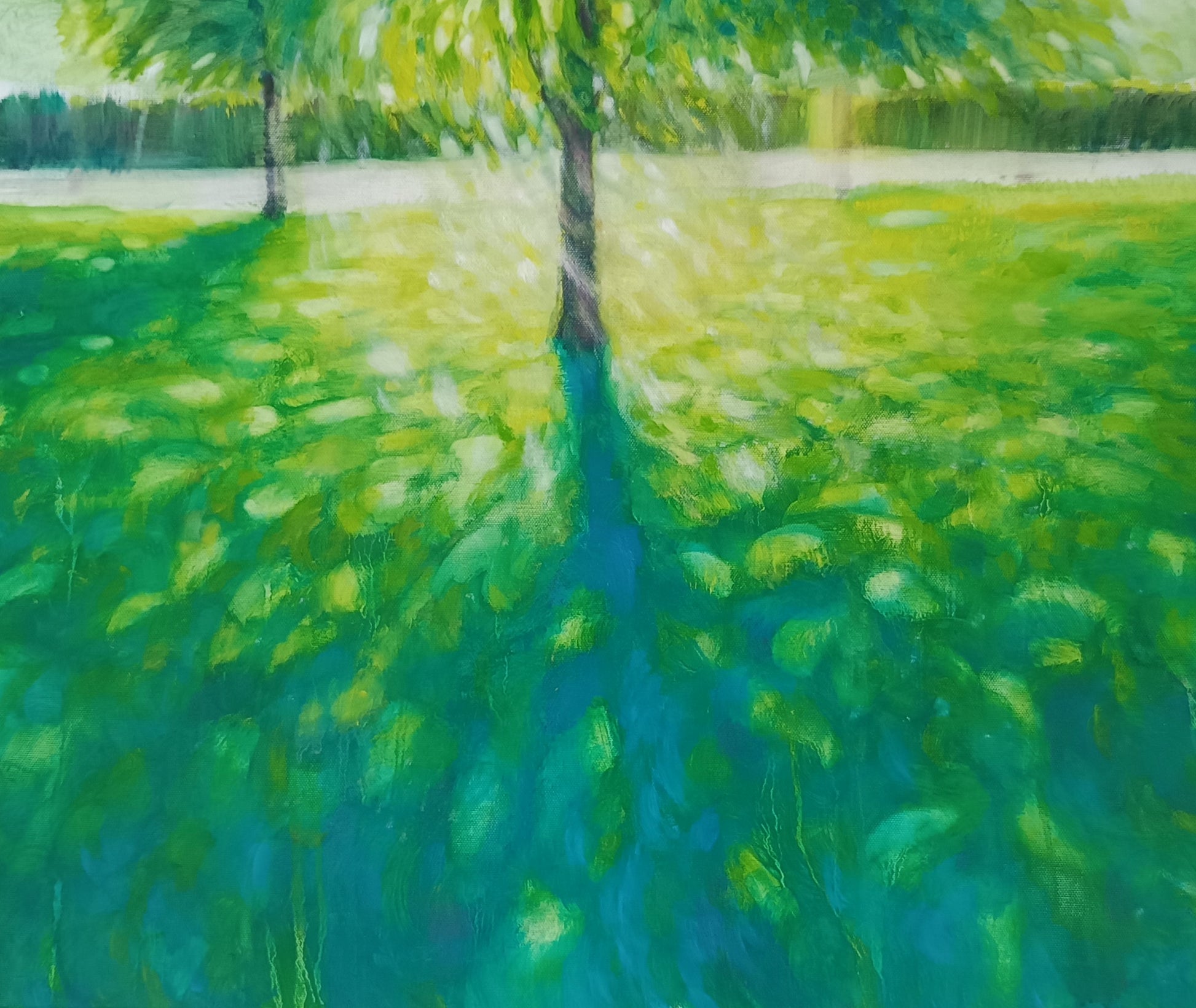 Luce che cammina sul prato III