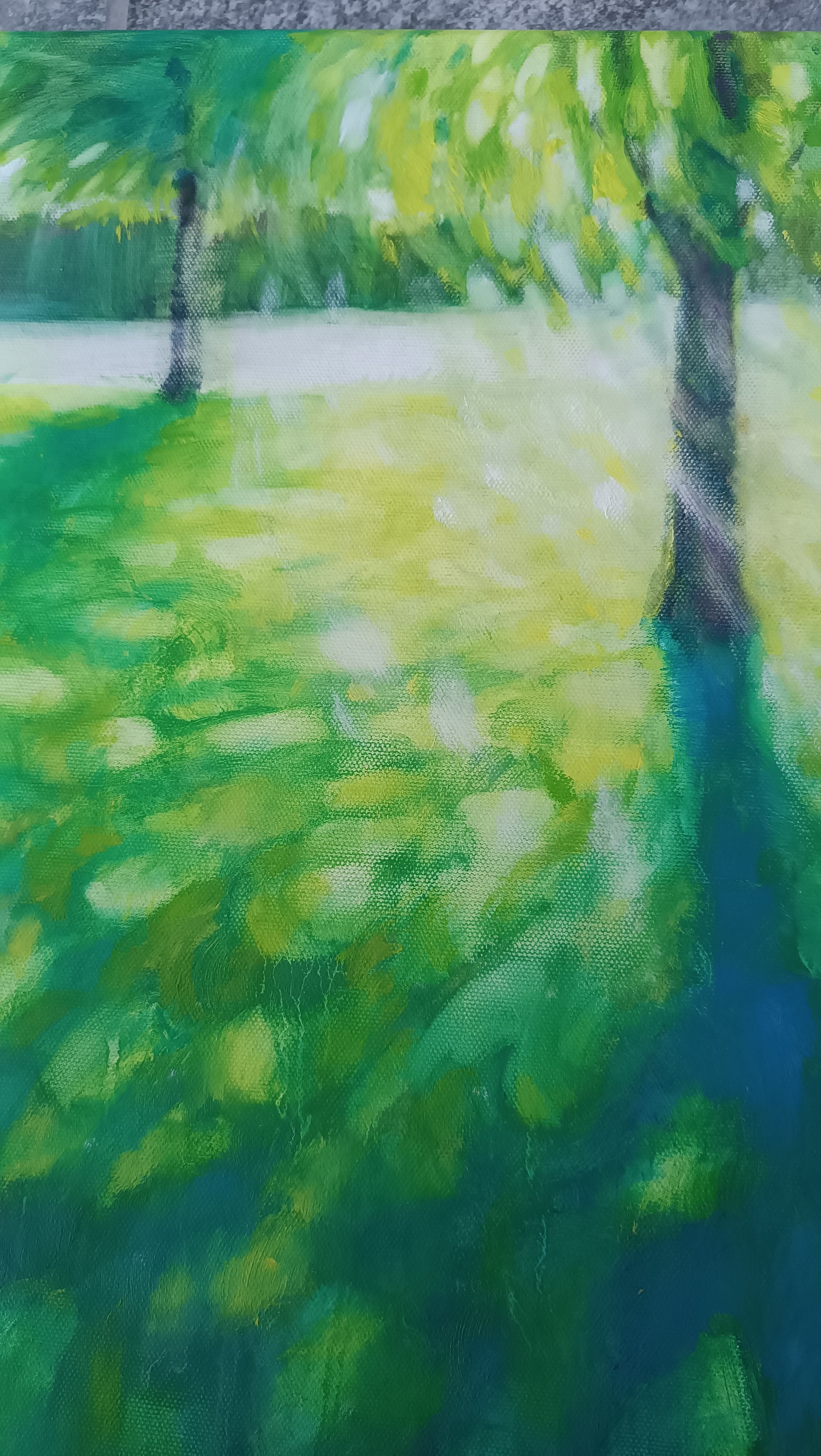 Luce che cammina sul prato III