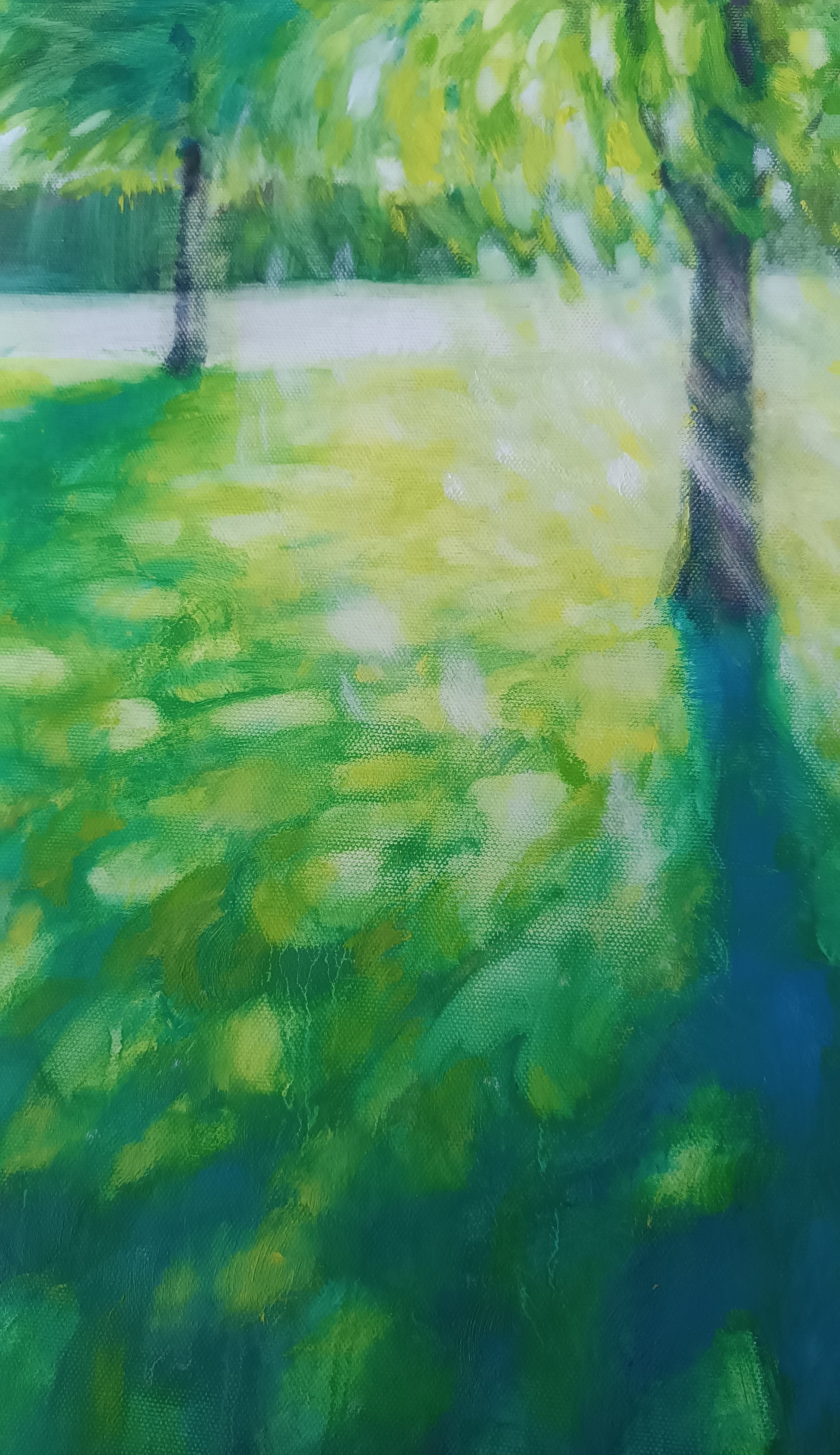 Luce che cammina sul prato III