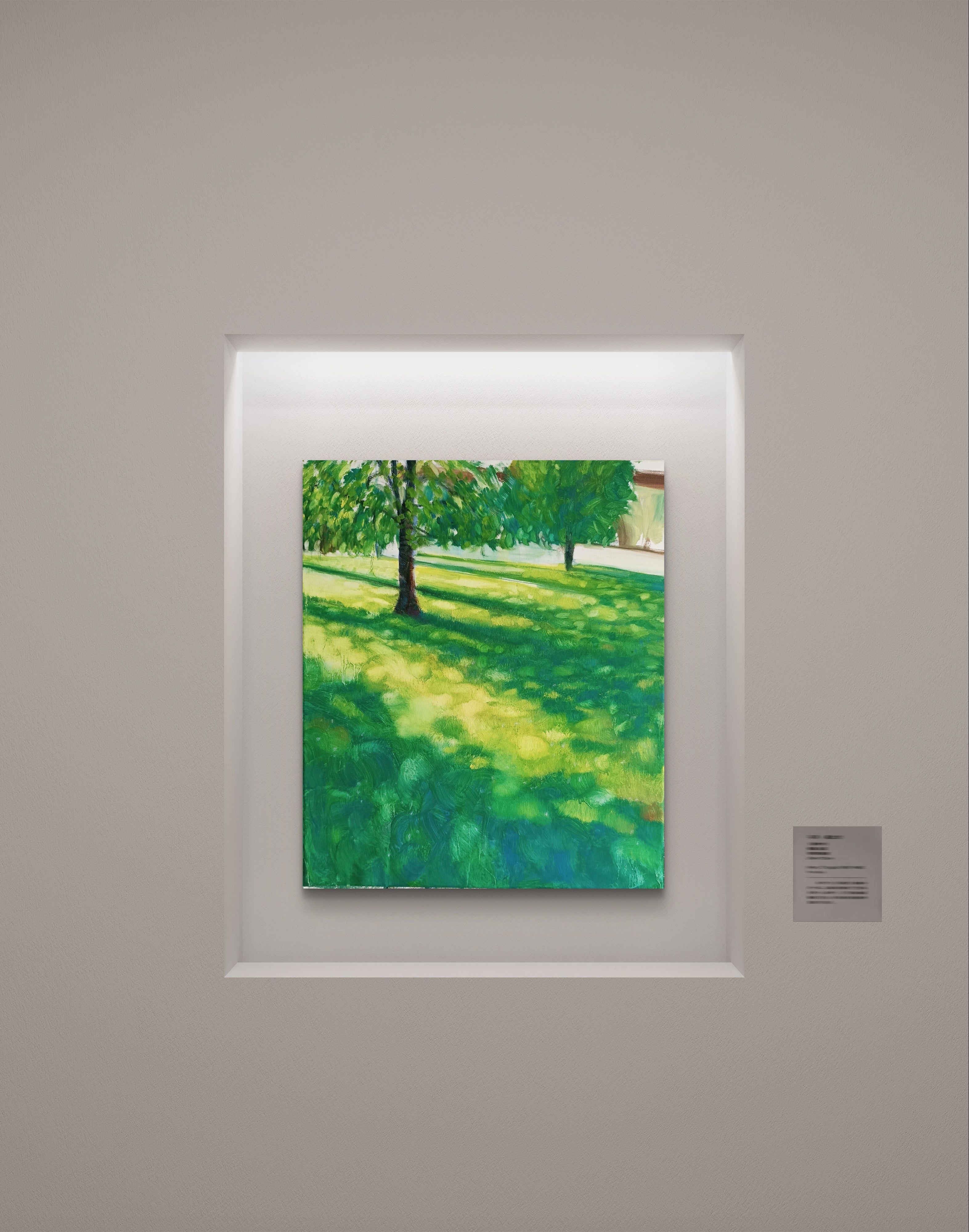 Luce che cammina sul prato