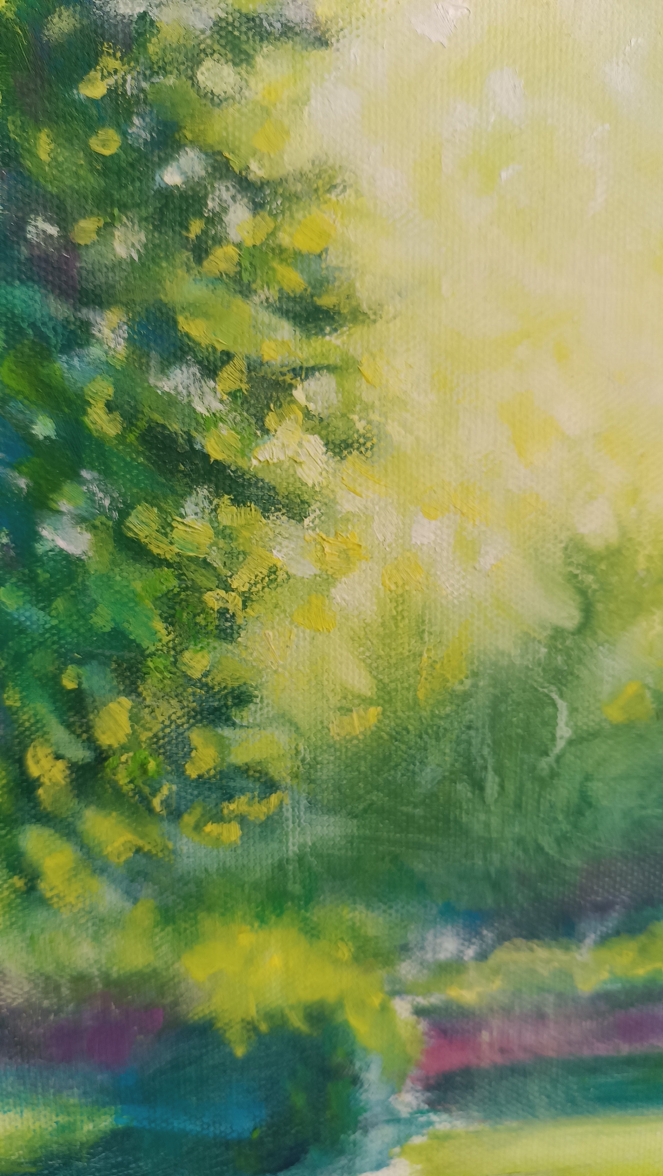 Luce che cammina sul prato II