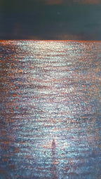 Dipinto Olio Su Tela “Cupio Dissolvi Inside The Sea”