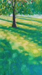 Luce che cammina sul prato
