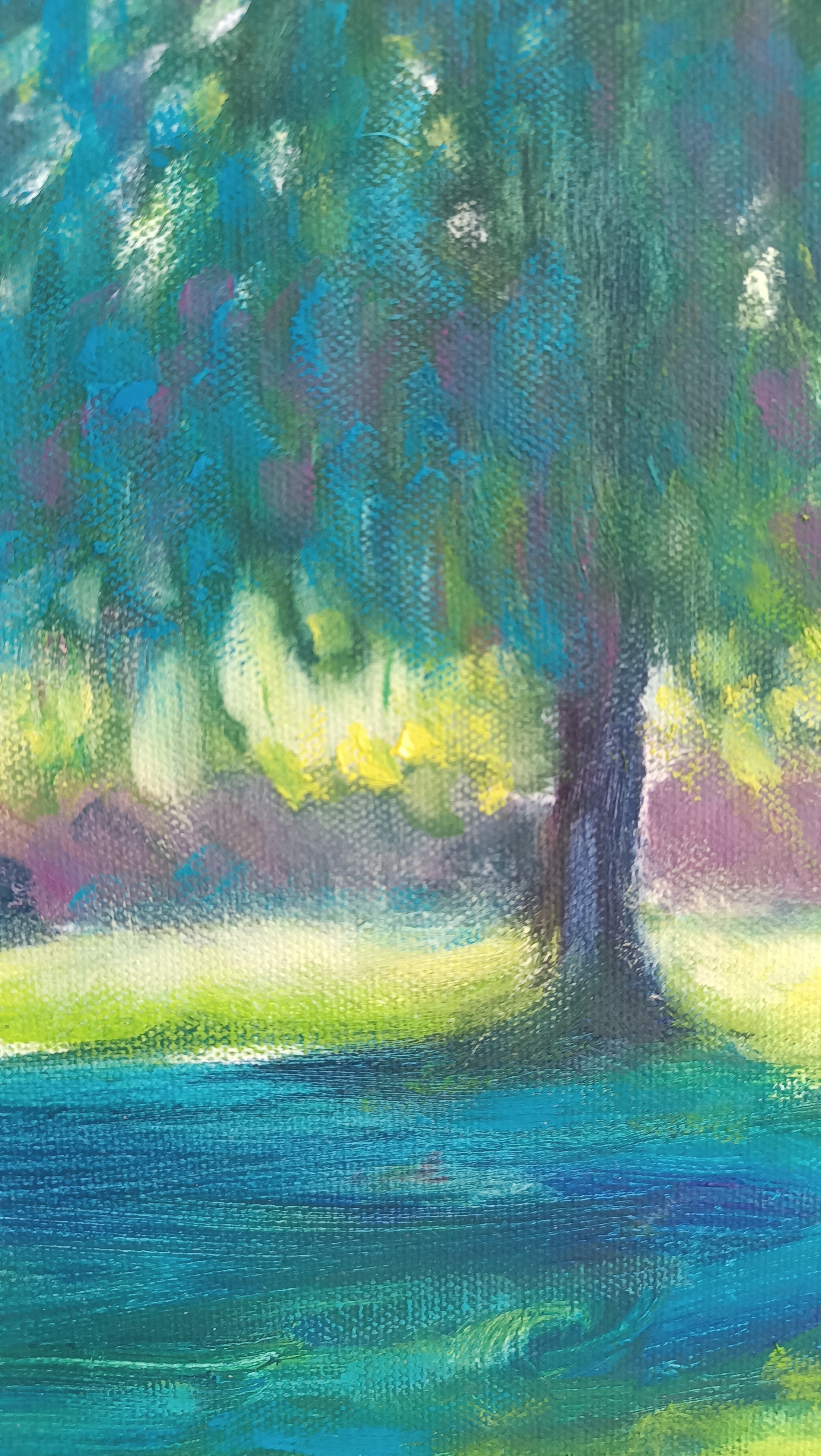 Luce che cammina sul prato II